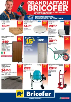 Anteprima del volantino Bricofer volantino valido a partire dal 17/09/2026