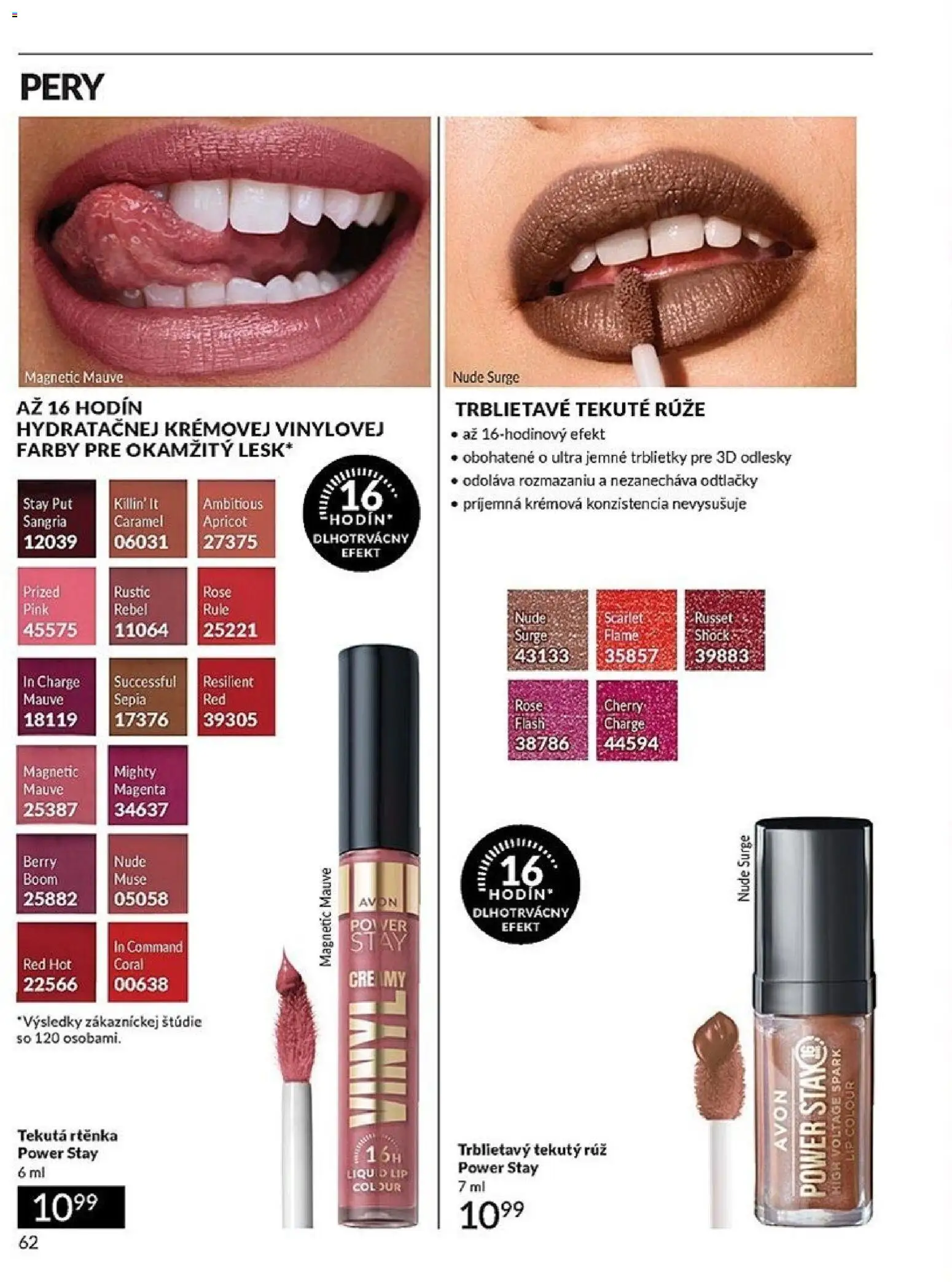 Nové Avon akcie – leták je platný od 01.06.2026 | Strana: 62 | Produkty: Ruže