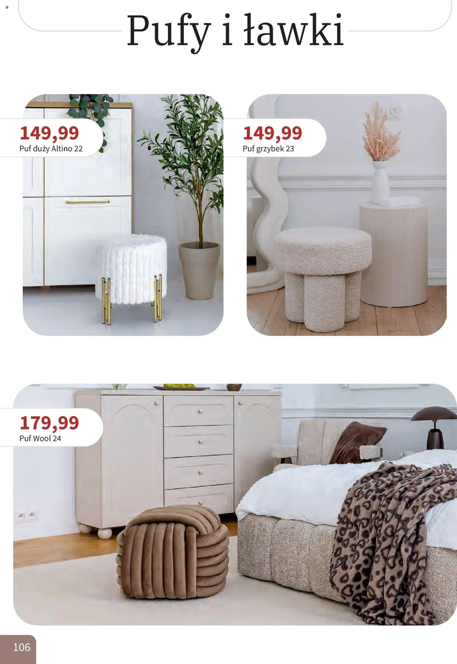 Bodzio Katalog od 01.10.2026 | Strona: 106 | Produkty: Pufy