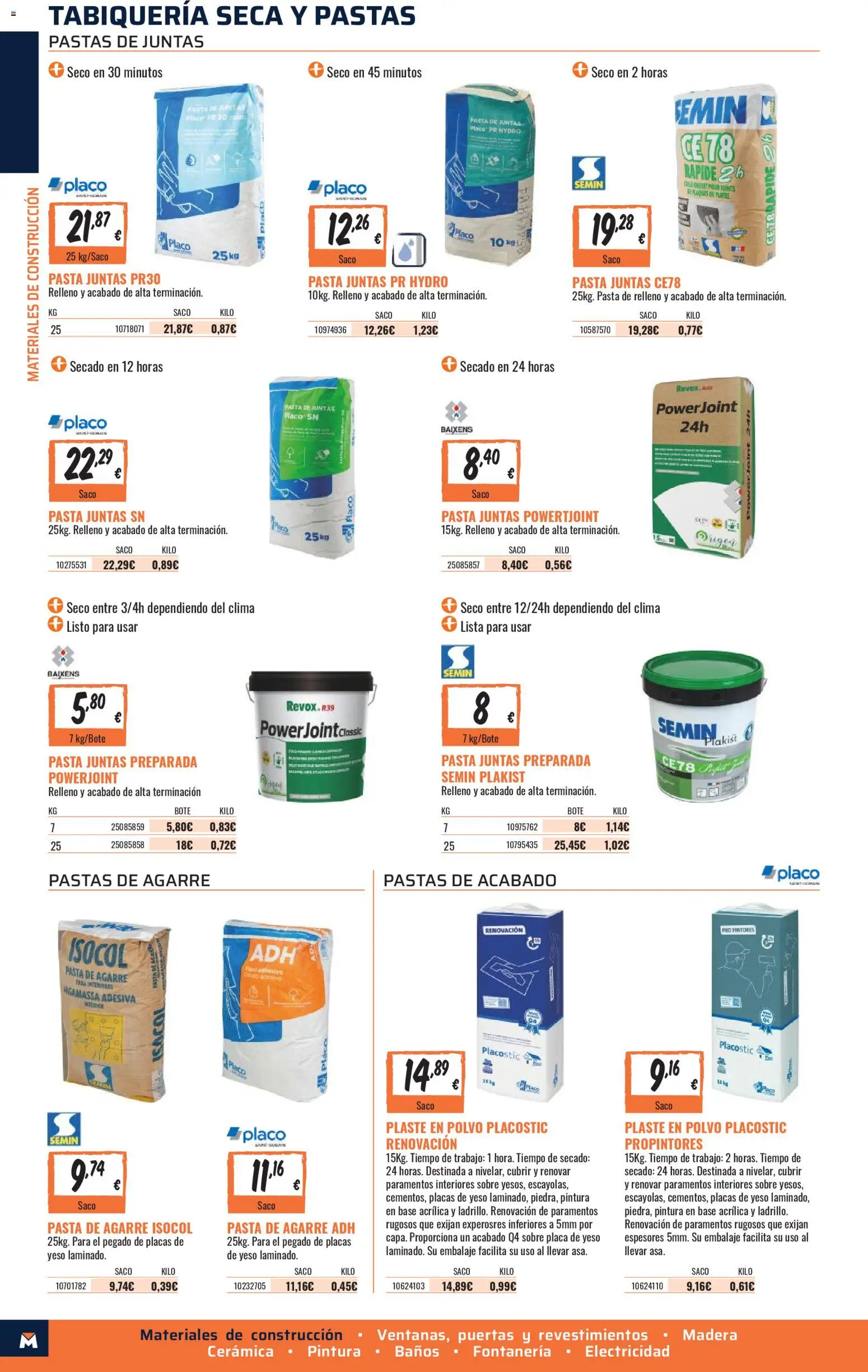 Obramat - Reformas Otono Imprenta Almacenes 04 Leganés 2026 │ válido desde el 09/10/2026 | Página: 4 | Productos: Polvo, Pasta, Puertas