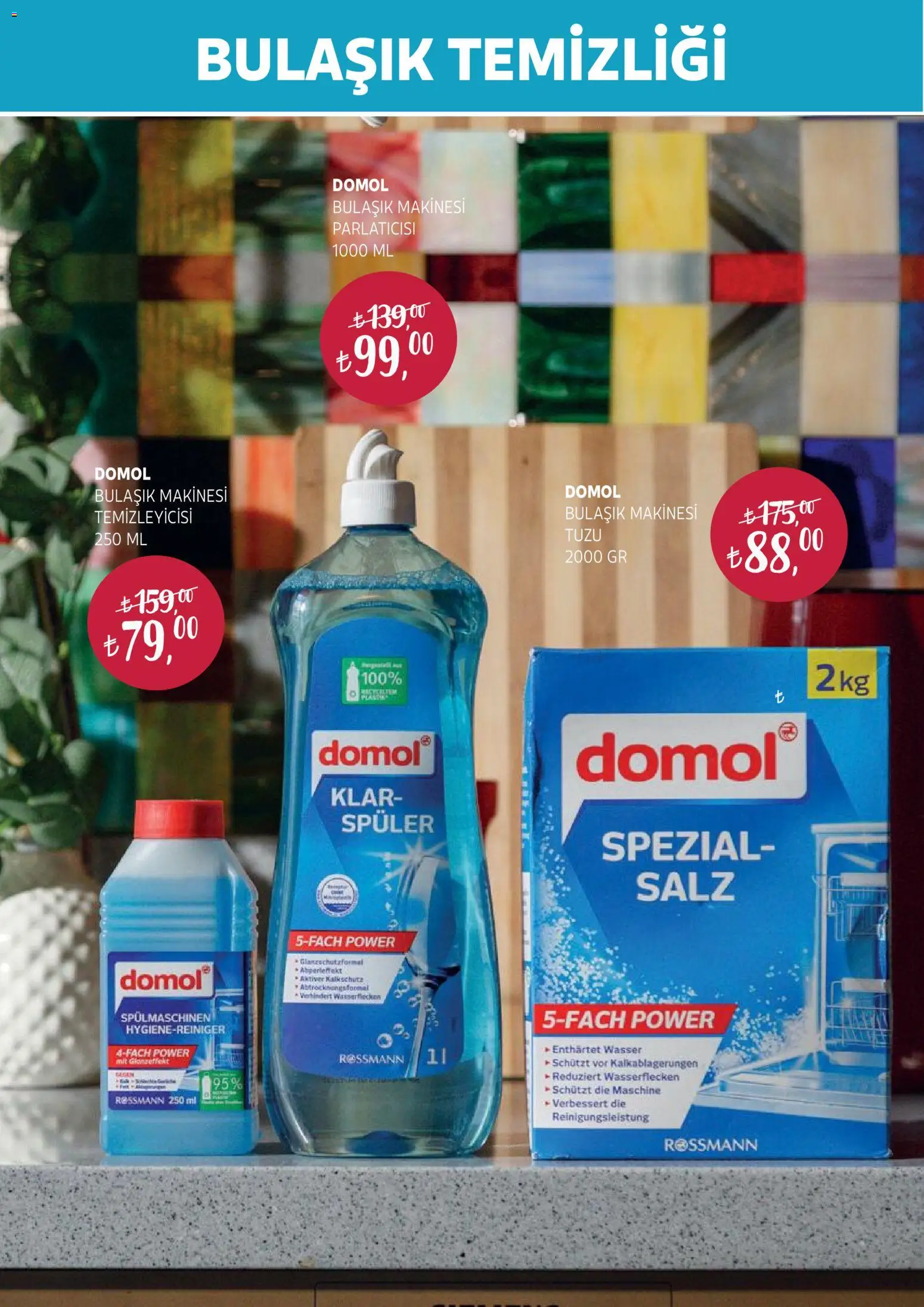Rossmann - Temiizlik Festivali Kataloğu - 30.04.2026 tarihinden itibaren geçerlidir | Sayfa: 16 | Ürünler: Bulaşık makinesi