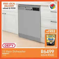 Tafelberg Furnishers specials catalogue – valid from 12/08/2026 | Page: 10 | Products: Dishwasher
