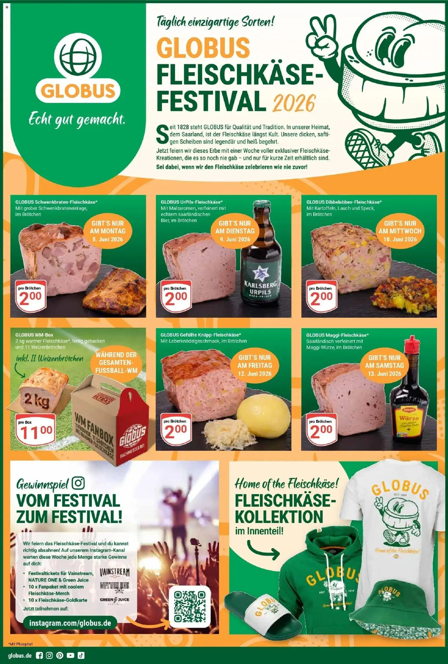 Globus Prospekt Neunkirchen – gültig ab 08.06.2026 | Seite: 1 | Produkte: Box
