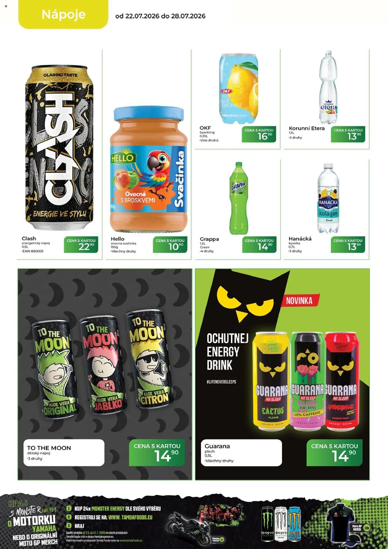 Tamda Foods leták od 22.07.2026 | Strana: 10 | Produkty: Energetický nápoj, Monster Energy, Aloe vera, Grappa
