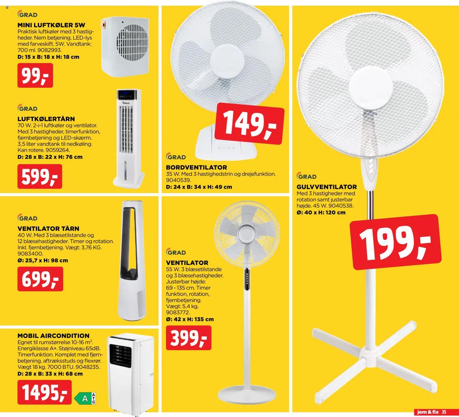 Jem & fix tilbudsavis – gyldig fra 24.05.2026 | Side: 35 | Produkter: Ventilator