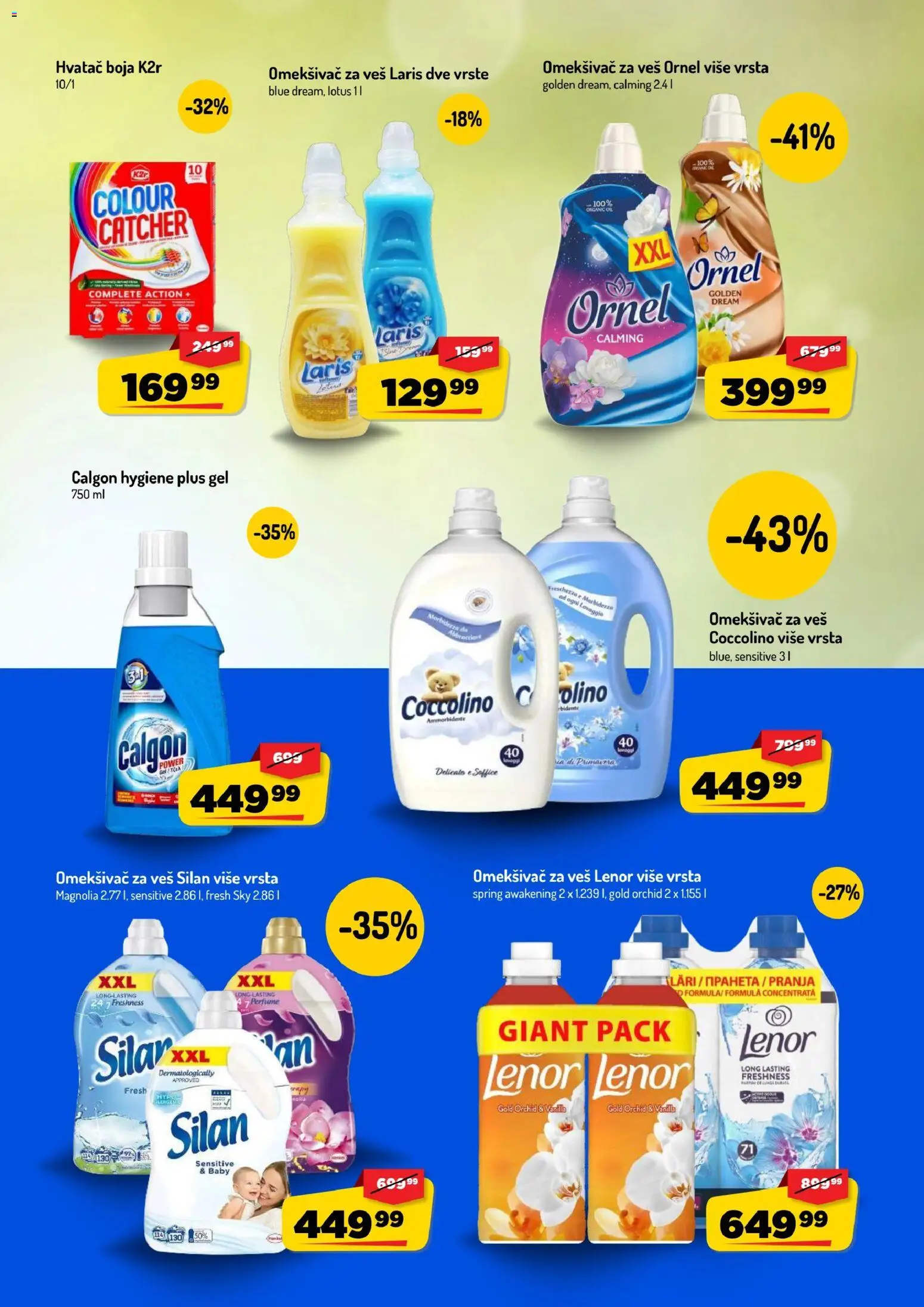 Aman katalog - važi od 31.08.2026 | Strana: 39 | Proizvode: Lenor, Lotus, Silan, Omekšivač za veš
