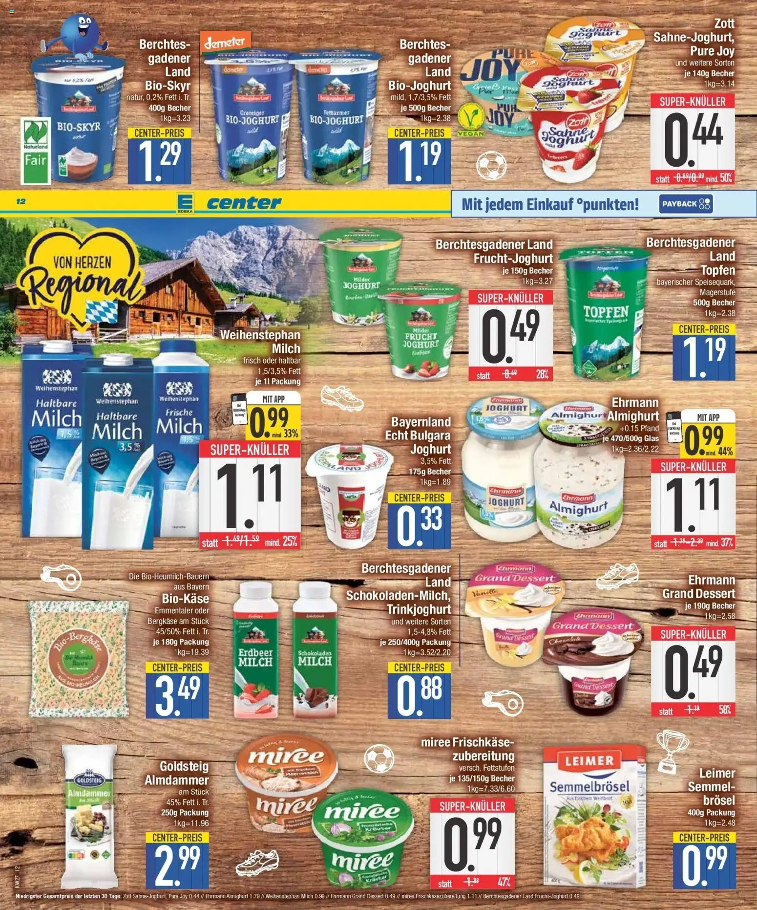 Edeka - EDEKA: Wochenangebote (ab 28.06.2026) » Angebote Online | Seite: 12 | Produkte: Joghurt, Ehrmann grand dessert, Trinkjoghurt, Frischkase