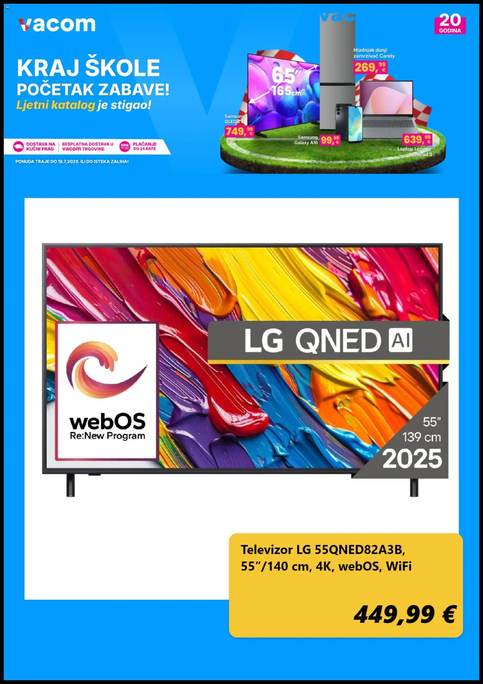Vacom katalog | vrijedi od 06.07.2026 | Stranica: 6 | Proizvodi: Tv, Televizor, Hladnjak, Zamrzivač