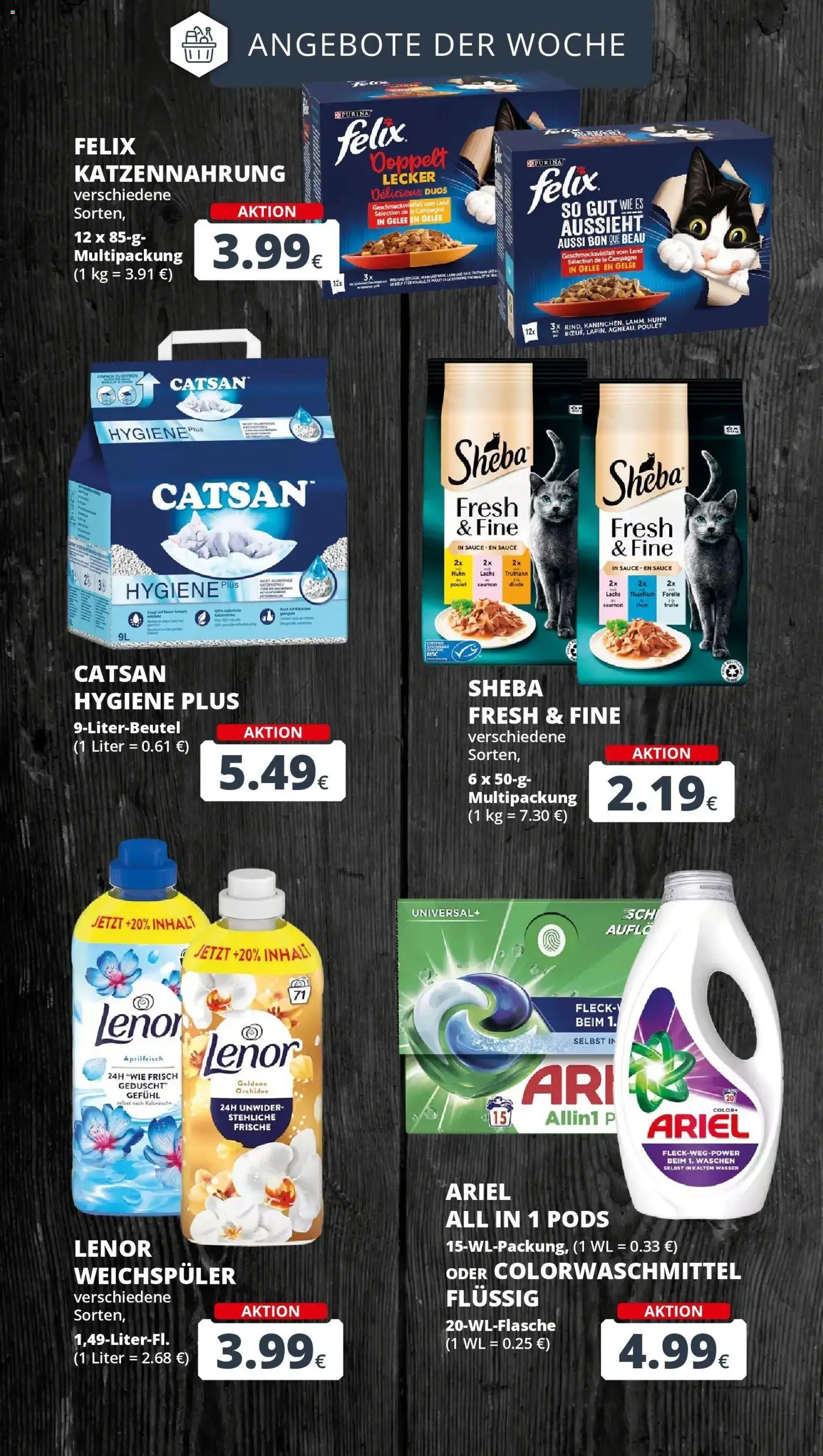 REWE Prospekt ab 31.08.2026 zum Blättern » Angebote | Seite: 7 | Produkte: Lenor, Lachs, Wasser, Weichspüler