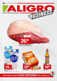 Aligro aktionen Business Chavannes, Matran, Genf, Sitten ab 19.10.2026 gültig