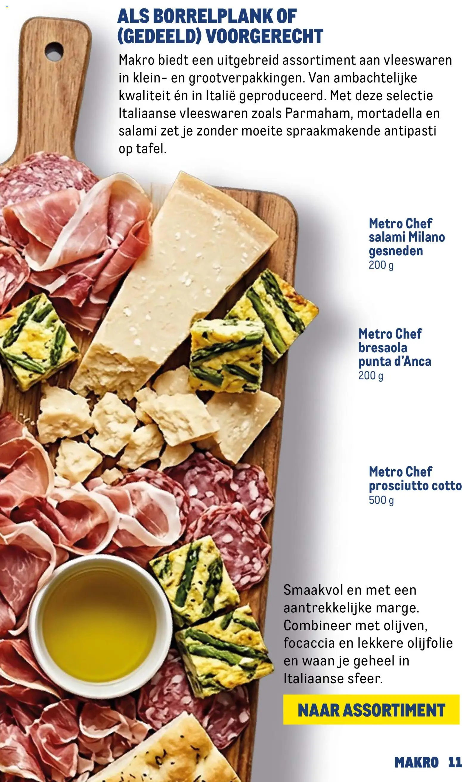 {H1} | Pagina: 11 | Producten: Salami, Olijfolie, Vleeswaren, Focaccia