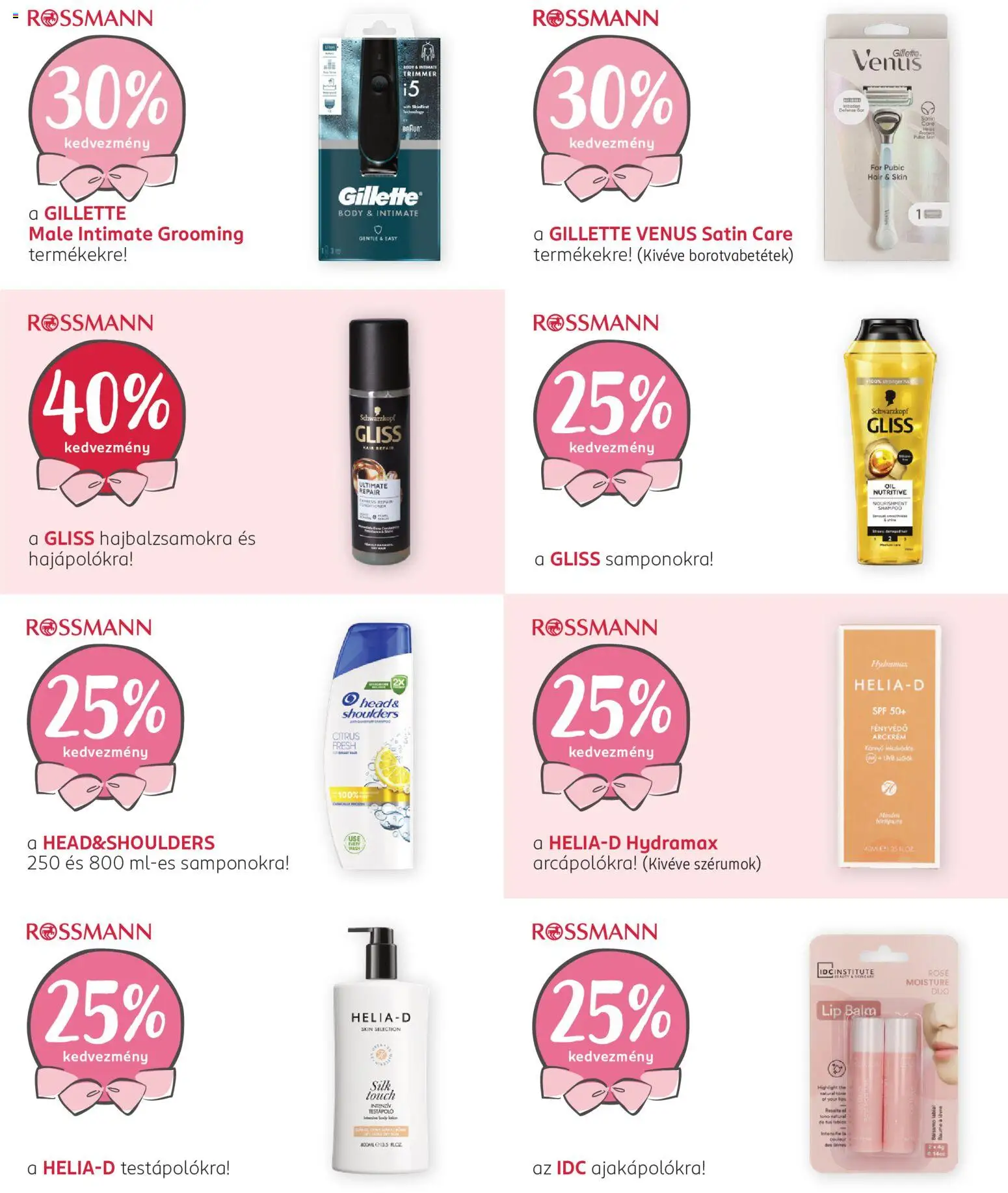 Rossmann akciós ujság - amely érvényes a következő dátumtól: 01.06.2026 | Oldal: 4