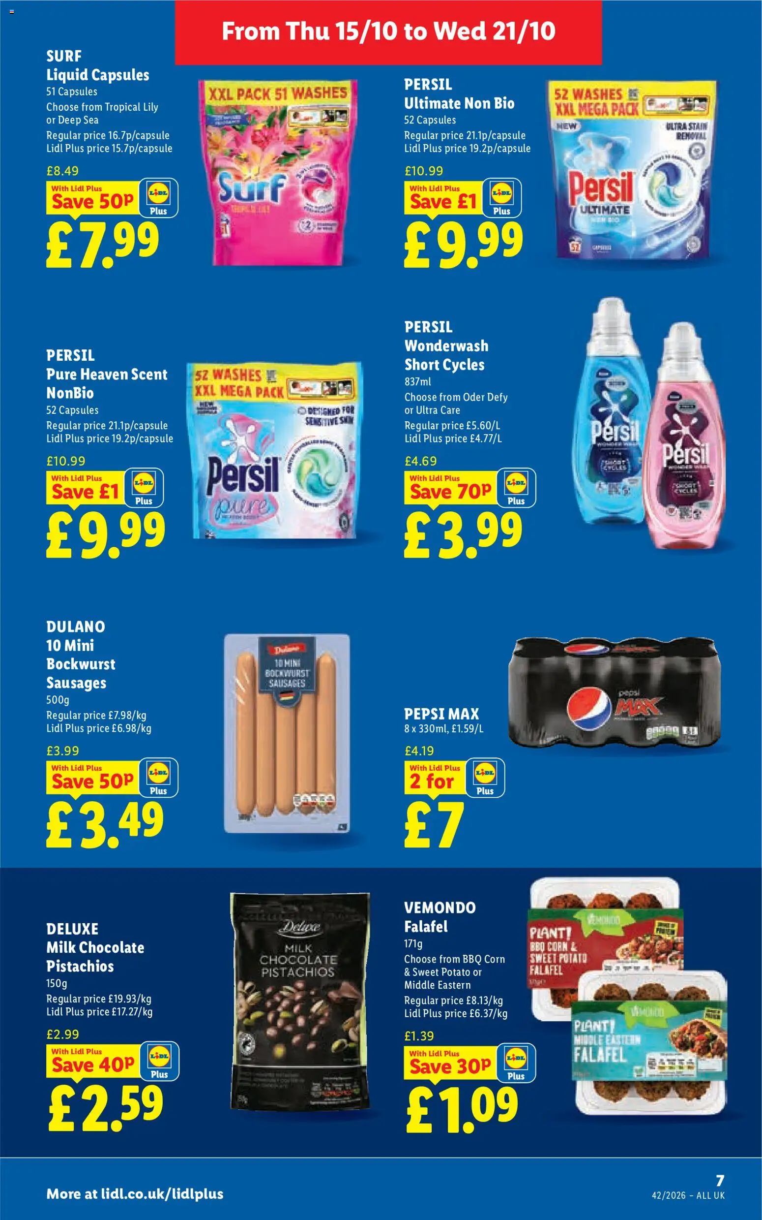 {H1} | Page: 7 | Products: Pepsi, Pepsi Max, Chocolate, Sausages