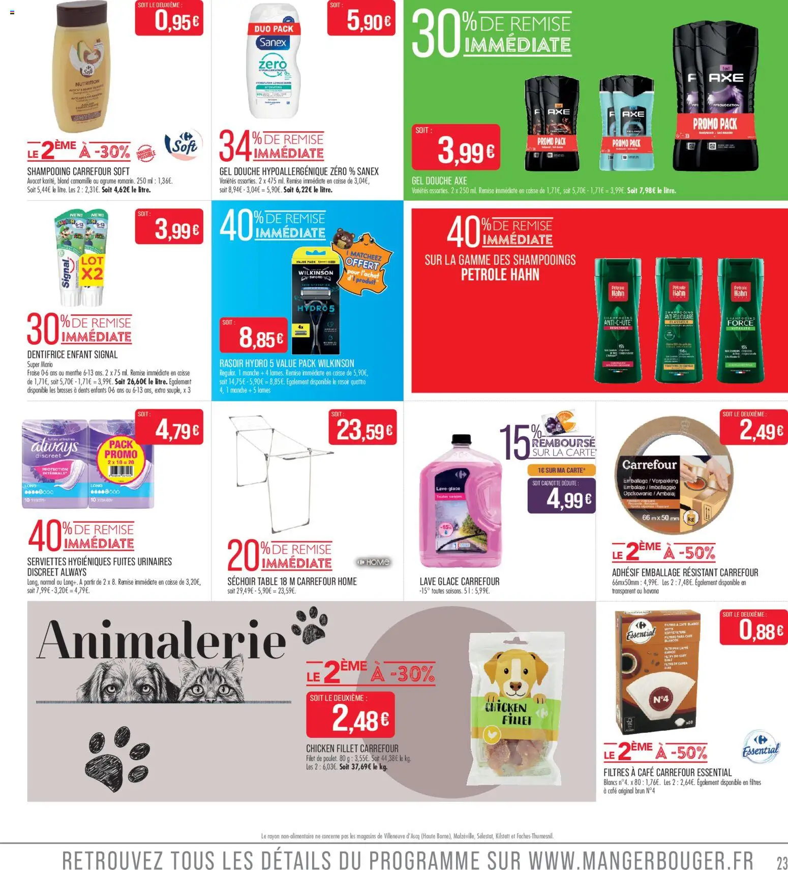 {H1} | Page: 23 | Produits: Filtre, Avocat, Always, Séchoir