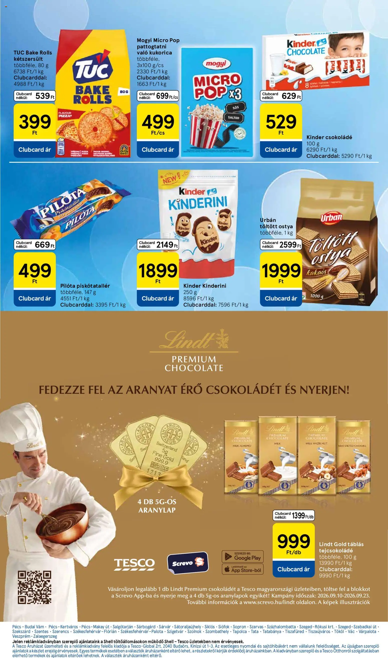 Tesco akciós ujság - amely érvényes a következő dátumtól: 2026.09.10. | Oldal: 23