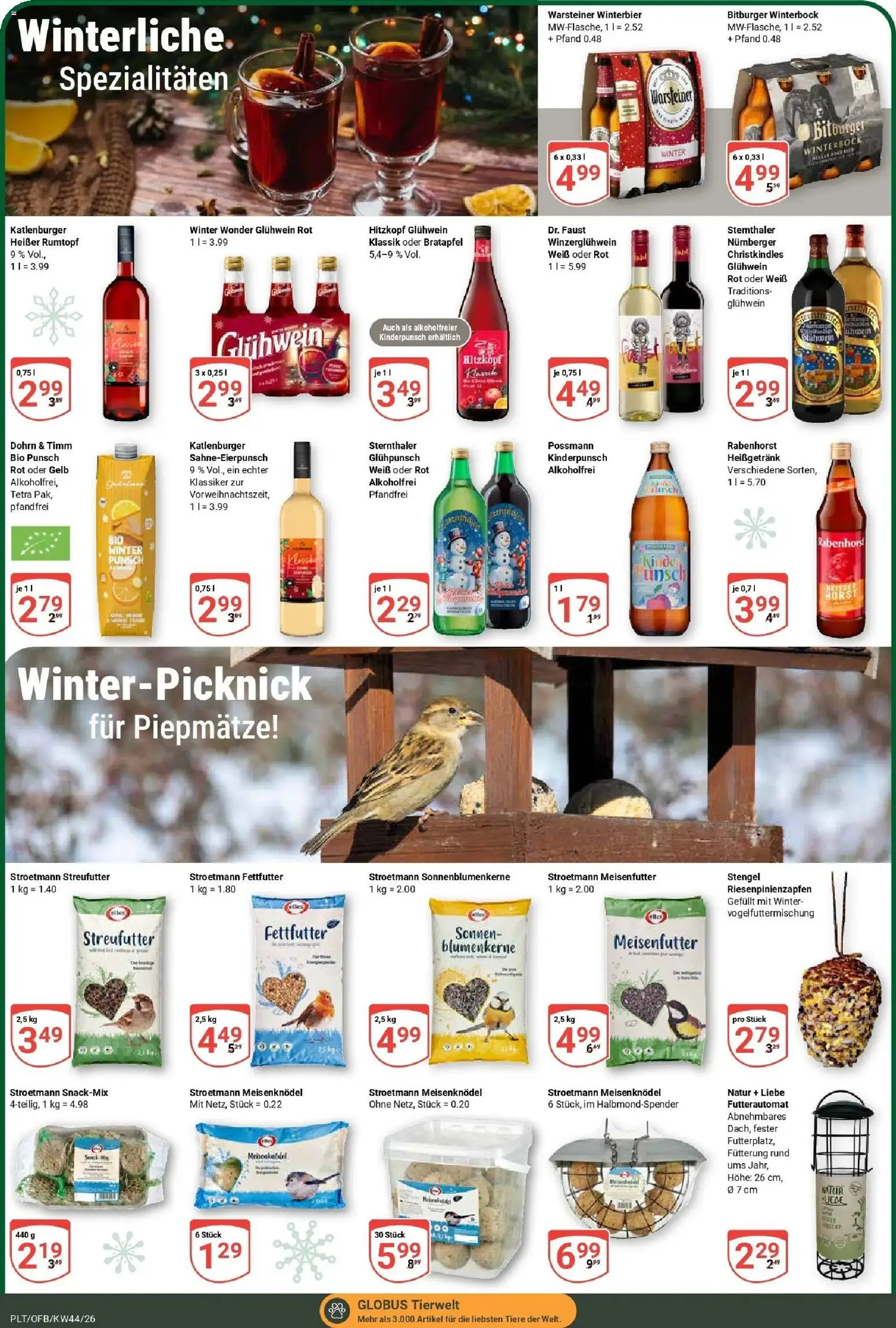 Globus Prospekt Plattling (ab 26.10.2026) » Angebote online | Seite: 18 | Produkte: Bosch, Bitburger, Spezialitäten, Warsteiner
