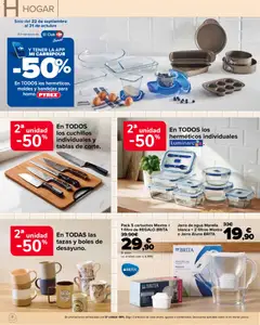 Vista previa En TODOS los cuchillos individuales y tablas de corte., En TODOS los cuchillos individuales y tablas de corte. válido desde el 22/09/2026 | Página: 8 | Productos: Cuchillos, Horno, Agua