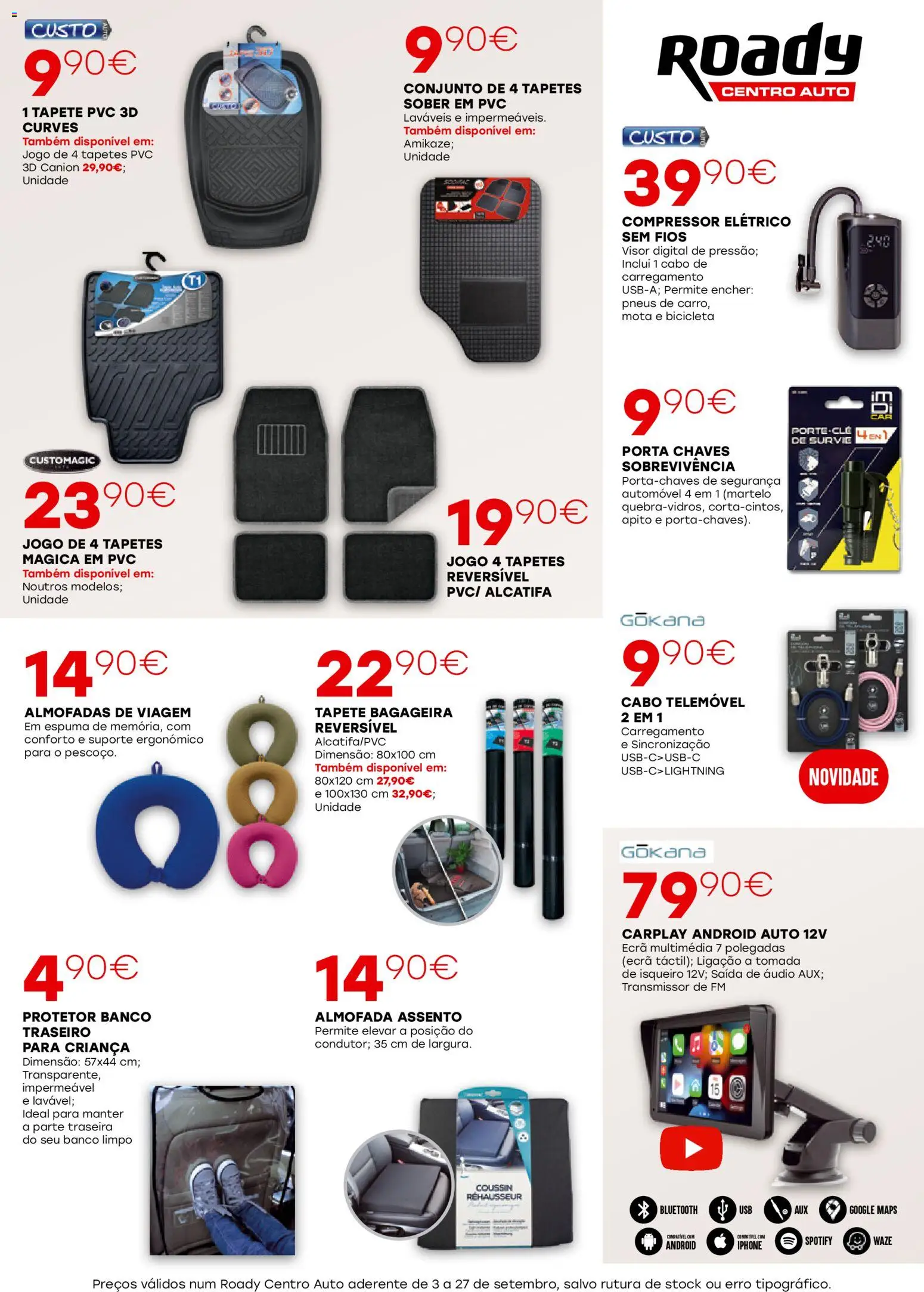 Roady folheto │ válido de 03/09/2026 | Página: 2 | Produtos: Banco, Telemóvel, Bicicleta, Tapete
