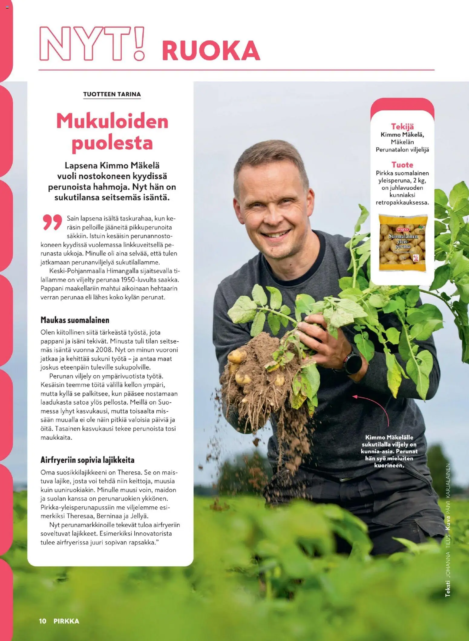 K-Market - Pirkka – voimassa 30/09/2026 alkaen | Sivu: 10 | Tuotteet: Voi, Peruna