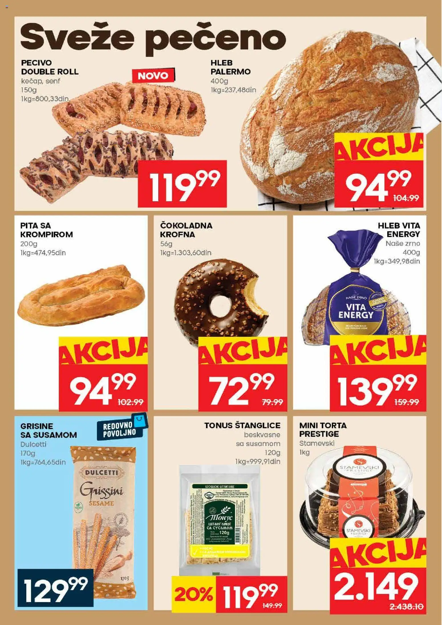Roda katalog - važi od 21.05.2026 | Strana: 12 | Proizvode: Senf, Pita, Pecivo, Torta