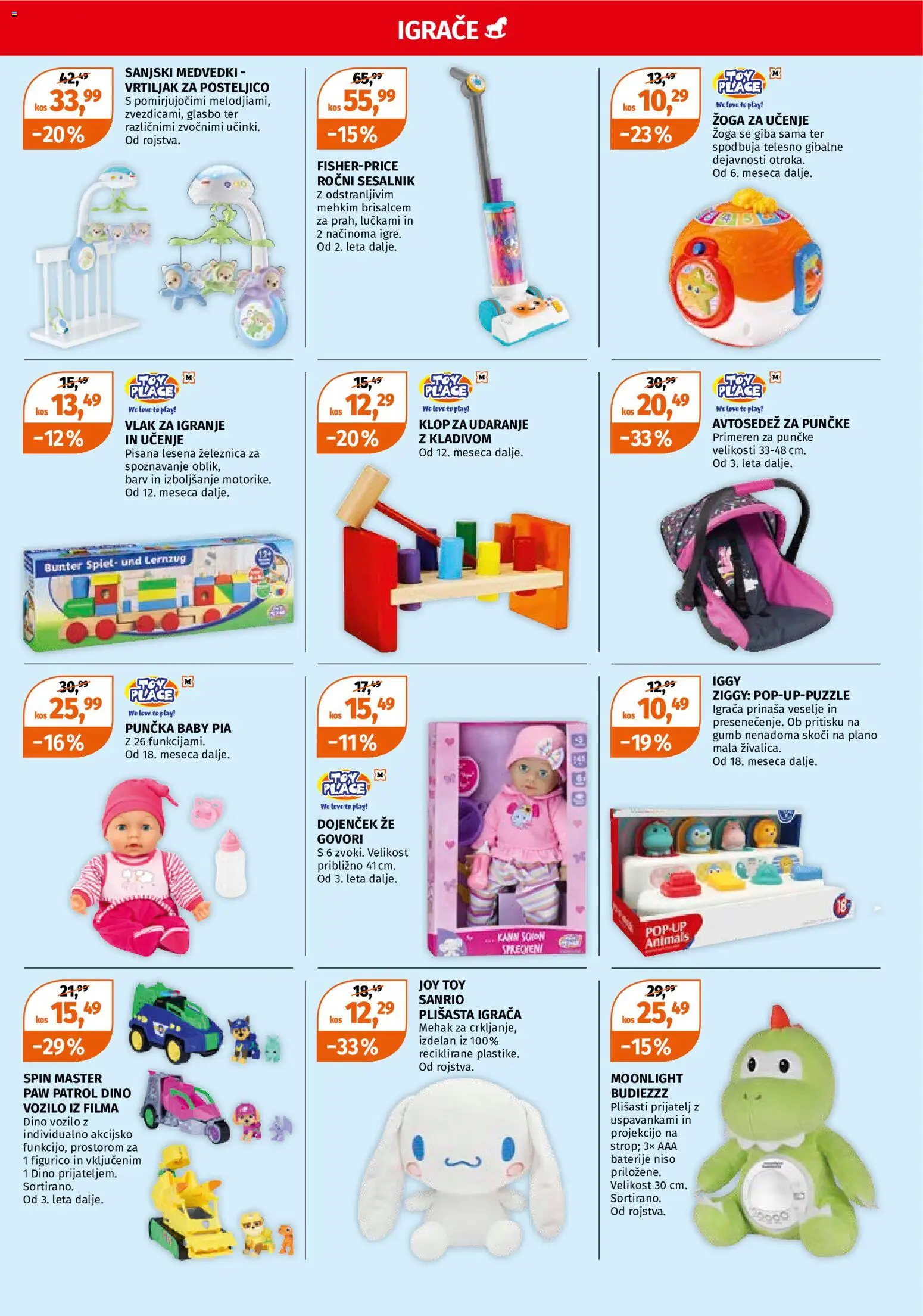 Novi Müller katalog ponudbe – veljaven od 28.09.2026 | Stran: 3 | Izdelki: Baterije, Kos, Sesalnik