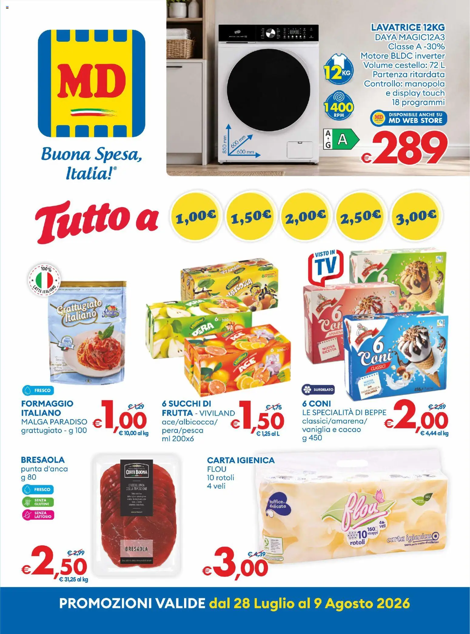 Volantino MD Discount del 28/07/2026 | Pagina: 1
