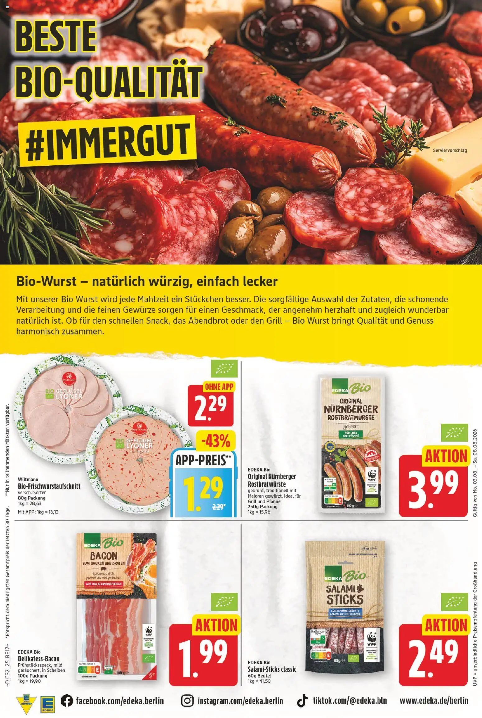 E center Prospekt – gültig ab 03.08.2026 | Seite: 25 | Produkte: Grill, Gewürze, Wurst, Salami