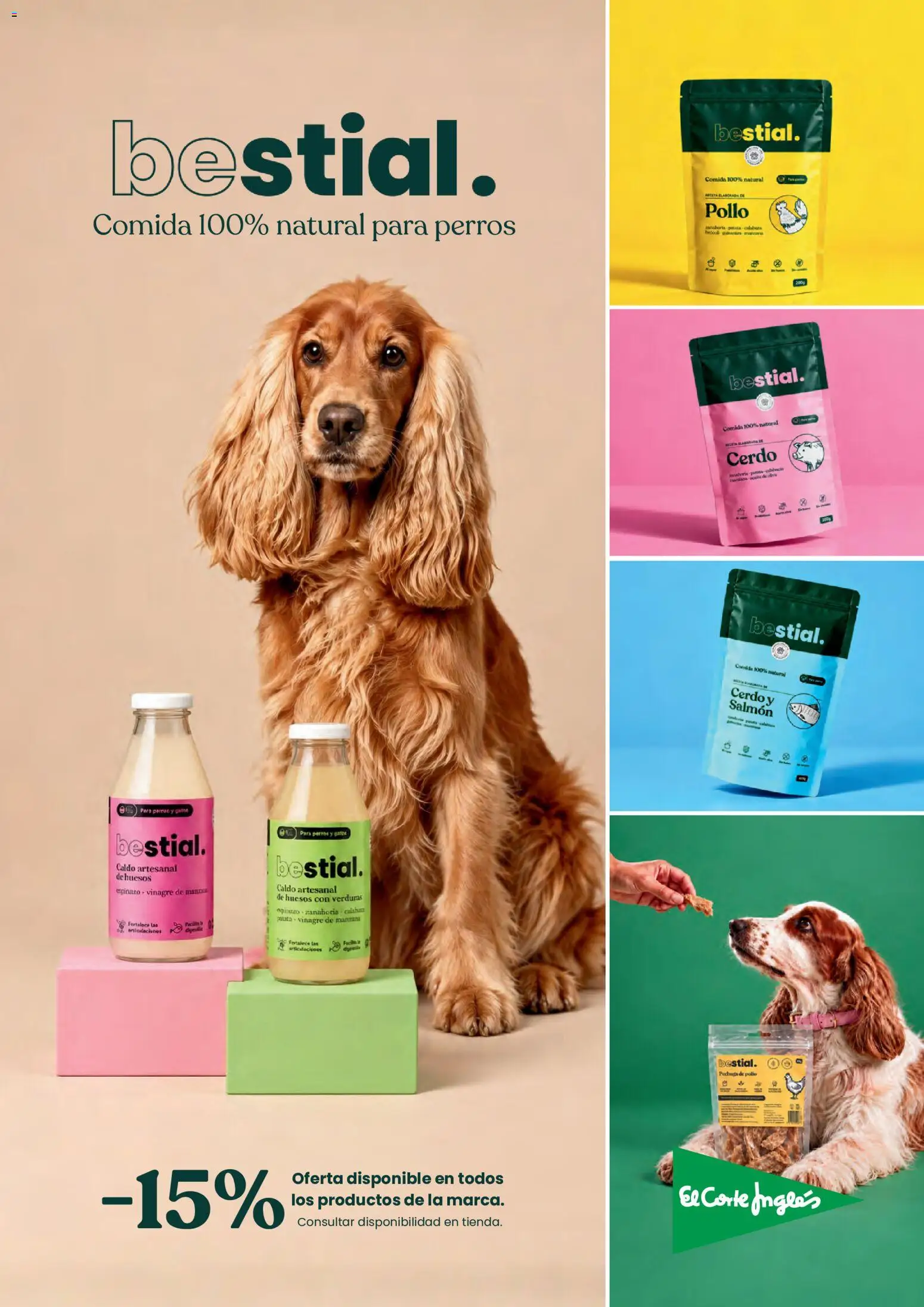 El Corte Inglés Mascota │ válido desde el 01/10/2026 | Página: 16 | Productos: Cerdo, Zanahoria, Salmón, Pollo