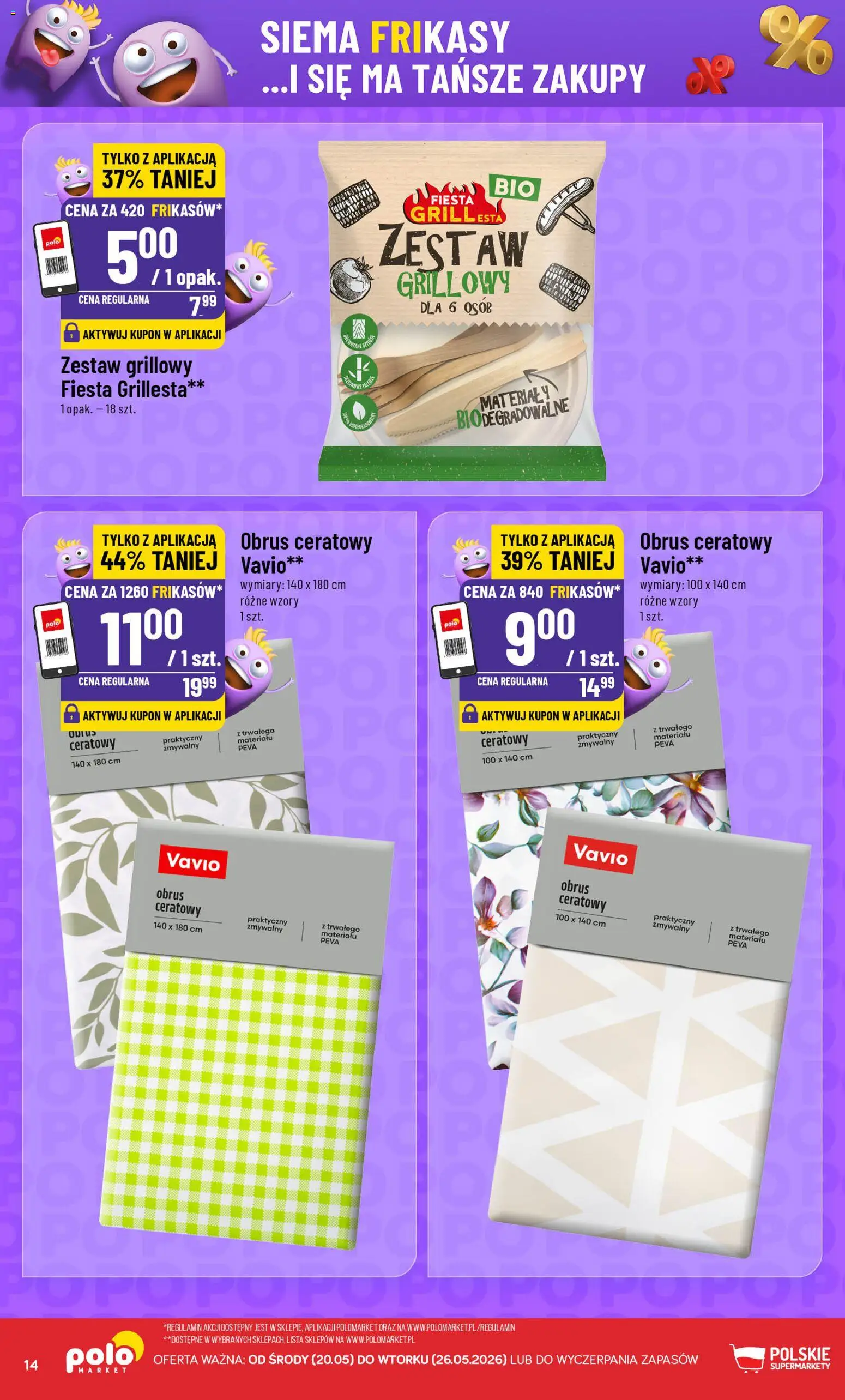 POLOmarket gazetka - Frikasowe Hity od 20.05.2026 | Strona: 14 | Produkty: Grill