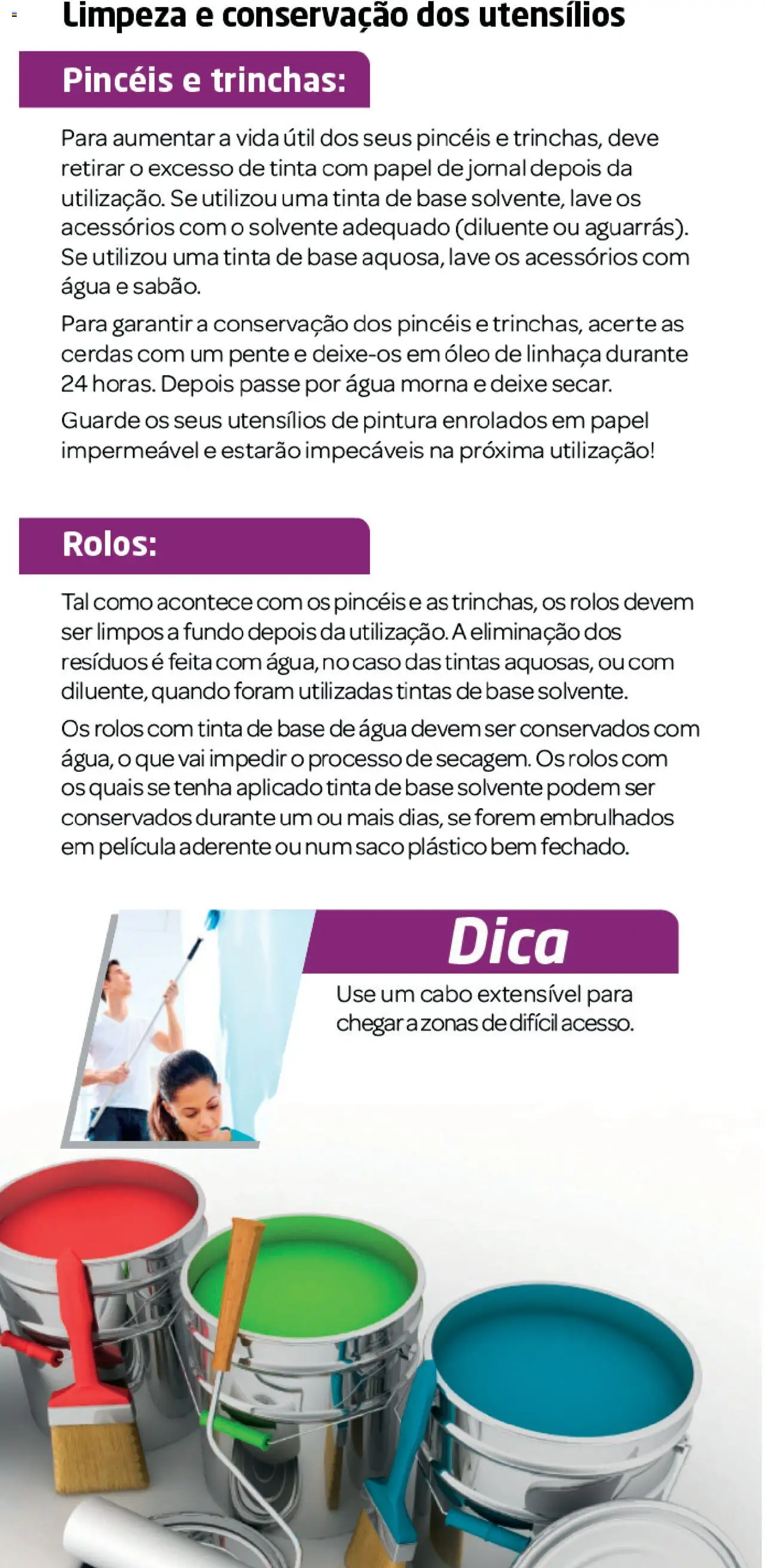 BricoMarché - Como escolher rolos e pincéis │ válido de 20.01.2025 | Página: 5 | Produtos: Agua, Pente, Tinta, Óleo