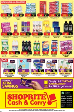 Shoprite specials catalogue – valid from 06/07/2026 | Page: 4 | Products: Bath, Toothpaste, Washing powder, Dishwashing liquid