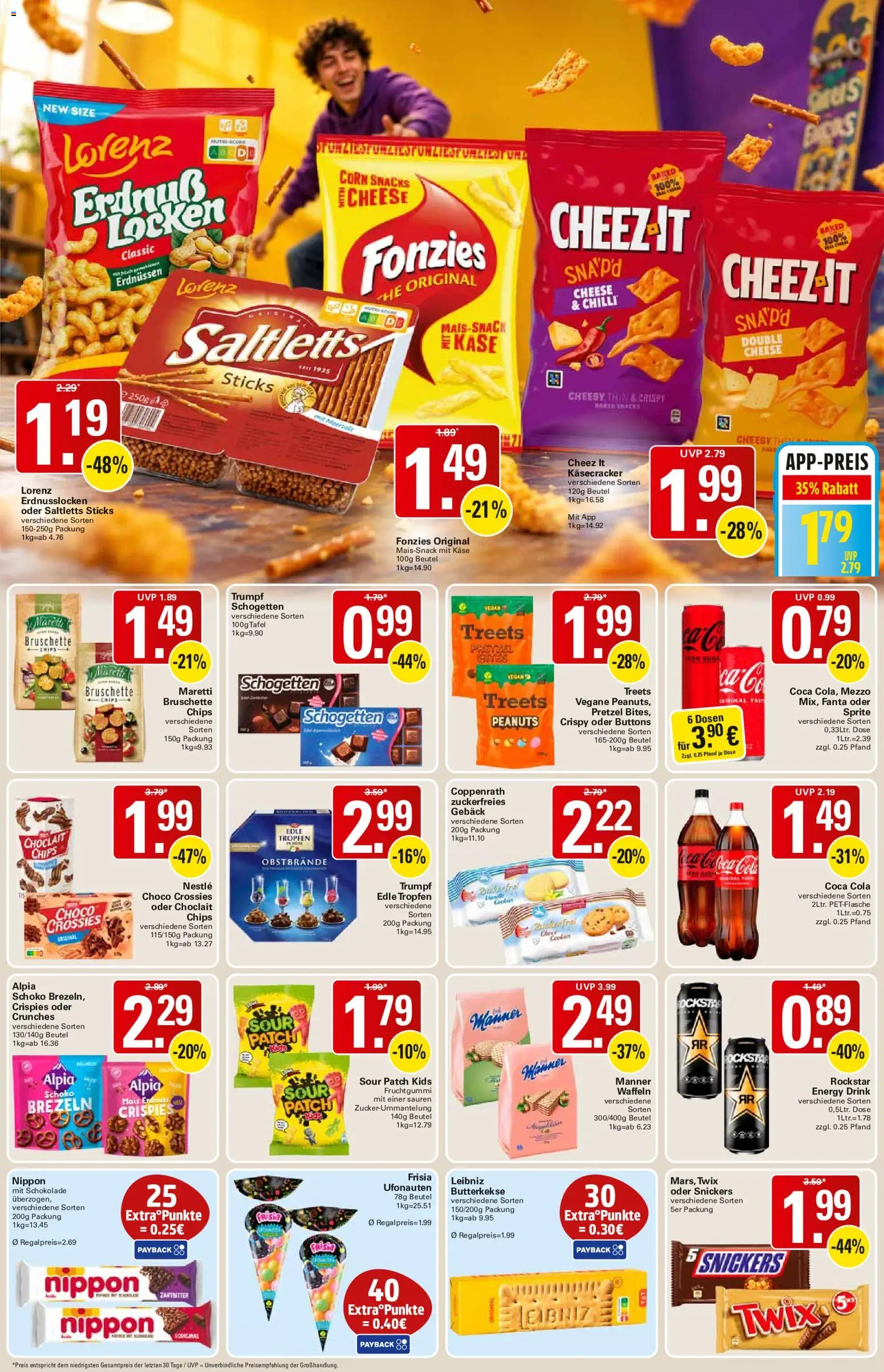 WEZ Prospekt – gültig ab 14.09.2026 | Seite: 12 | Produkte: Cola, Schokolade, Twix, Reis