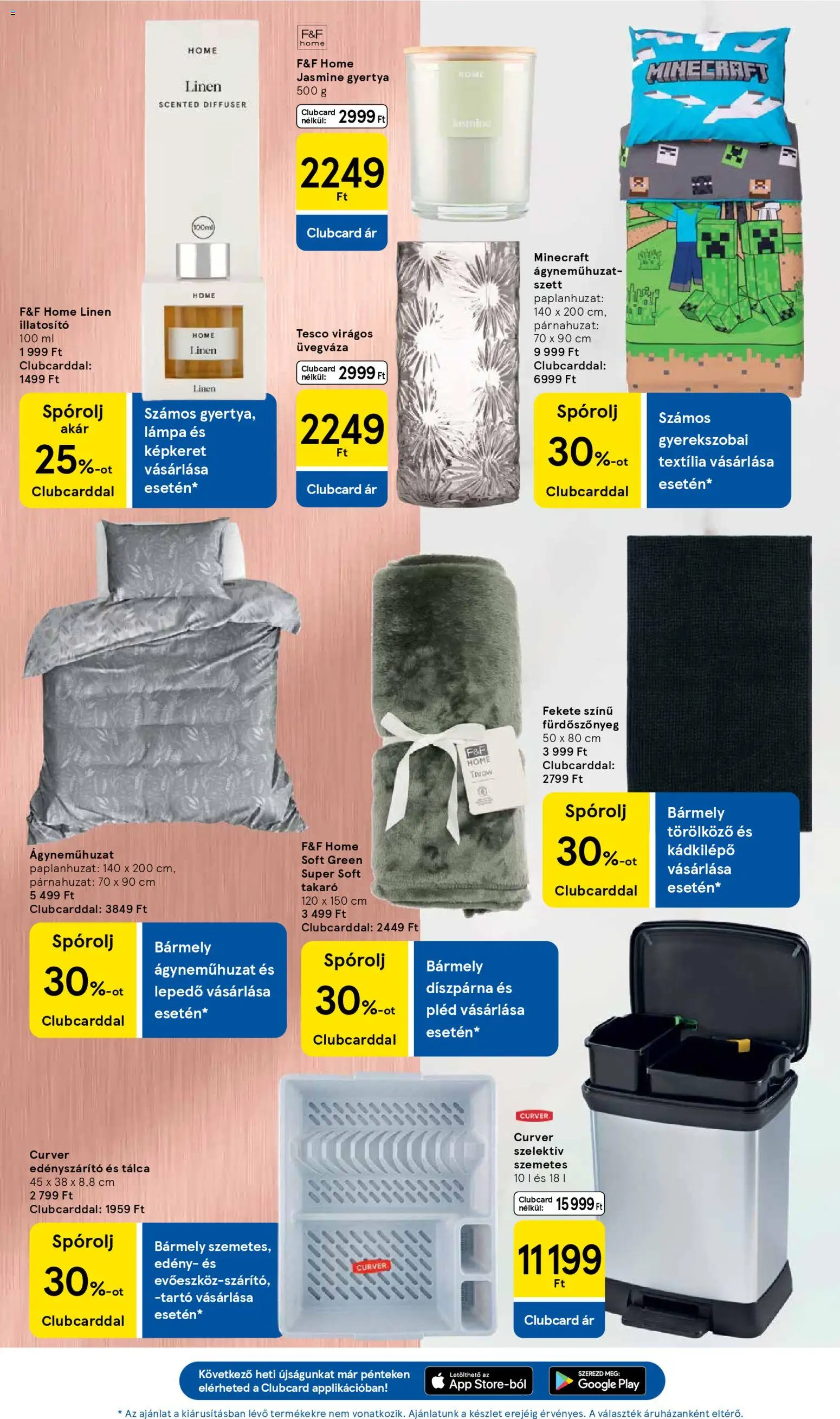 Tesco akciós ujság - amely érvényes a következő dátumtól: 2026.03.31. | Oldal: 35 | Termékek: Edényszárító, Szemetes, Edény, Pléd