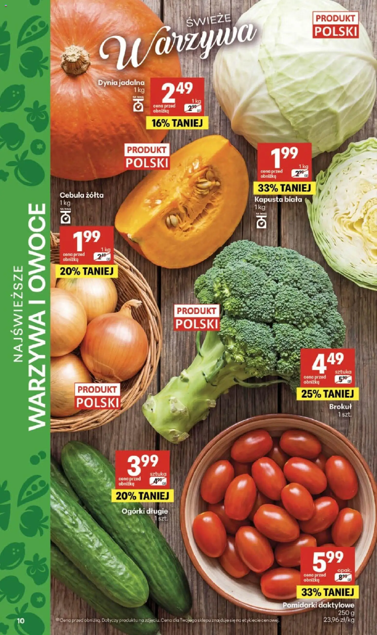 Delikatesy Centrum Black Weeks od 29.10.2026 | Strona: 10 | Produkty: Dynia, Brokuł, Cebula, Warzywa