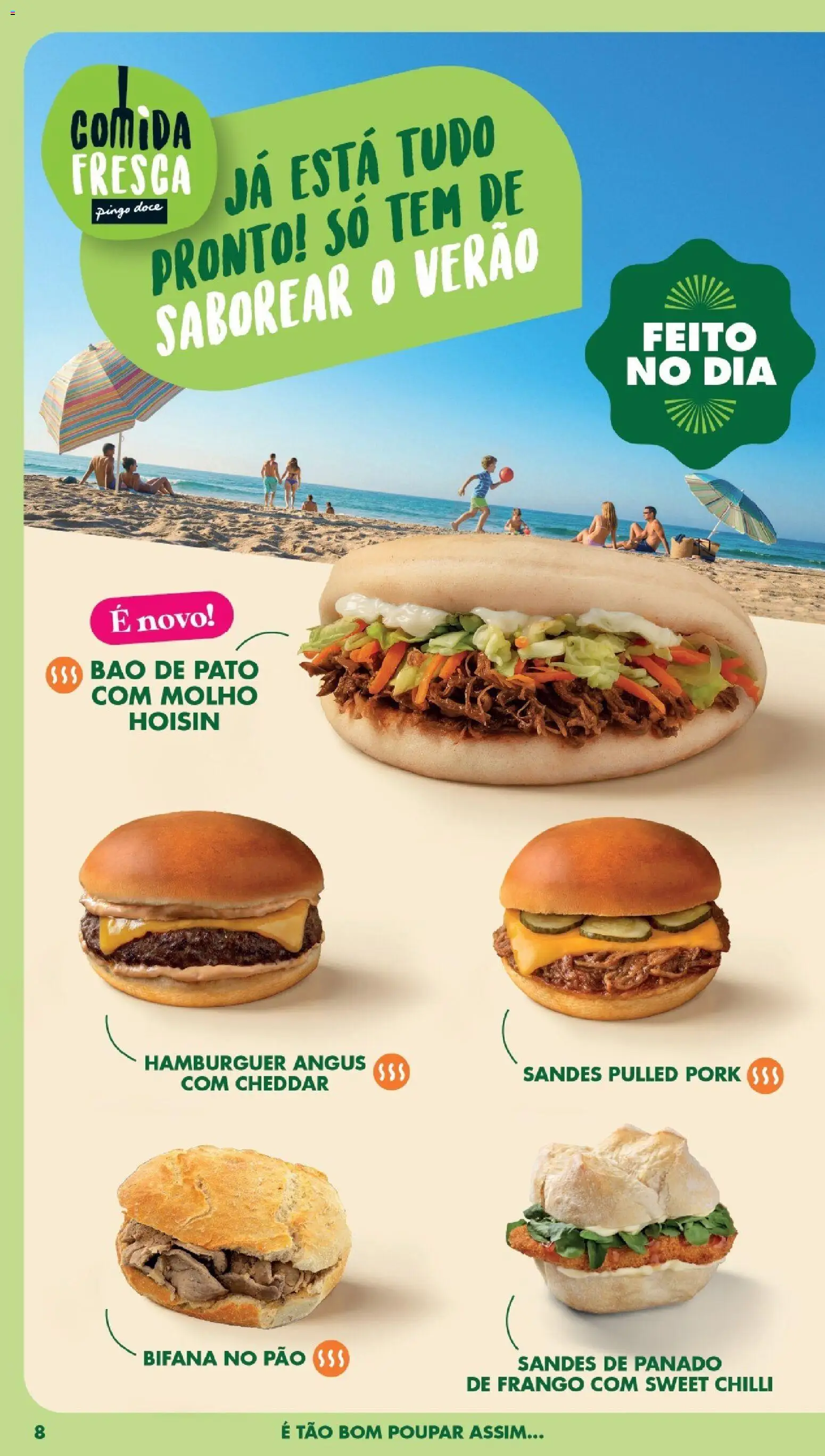 Pingo Doce Poupe Esta Semana Madeira │ válido de 28/07/2026 | Página: 8 | Produtos: Frango, Hambúrguer, Pão, Cheddar