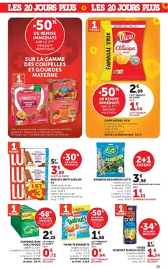 U Express - Prévisualisation de U Express - Les prix bas de la semaine valide à partir de 29/09/2026 | Page: 19 | Produits: Chocolat, Bonbons, Crème, Biscuits