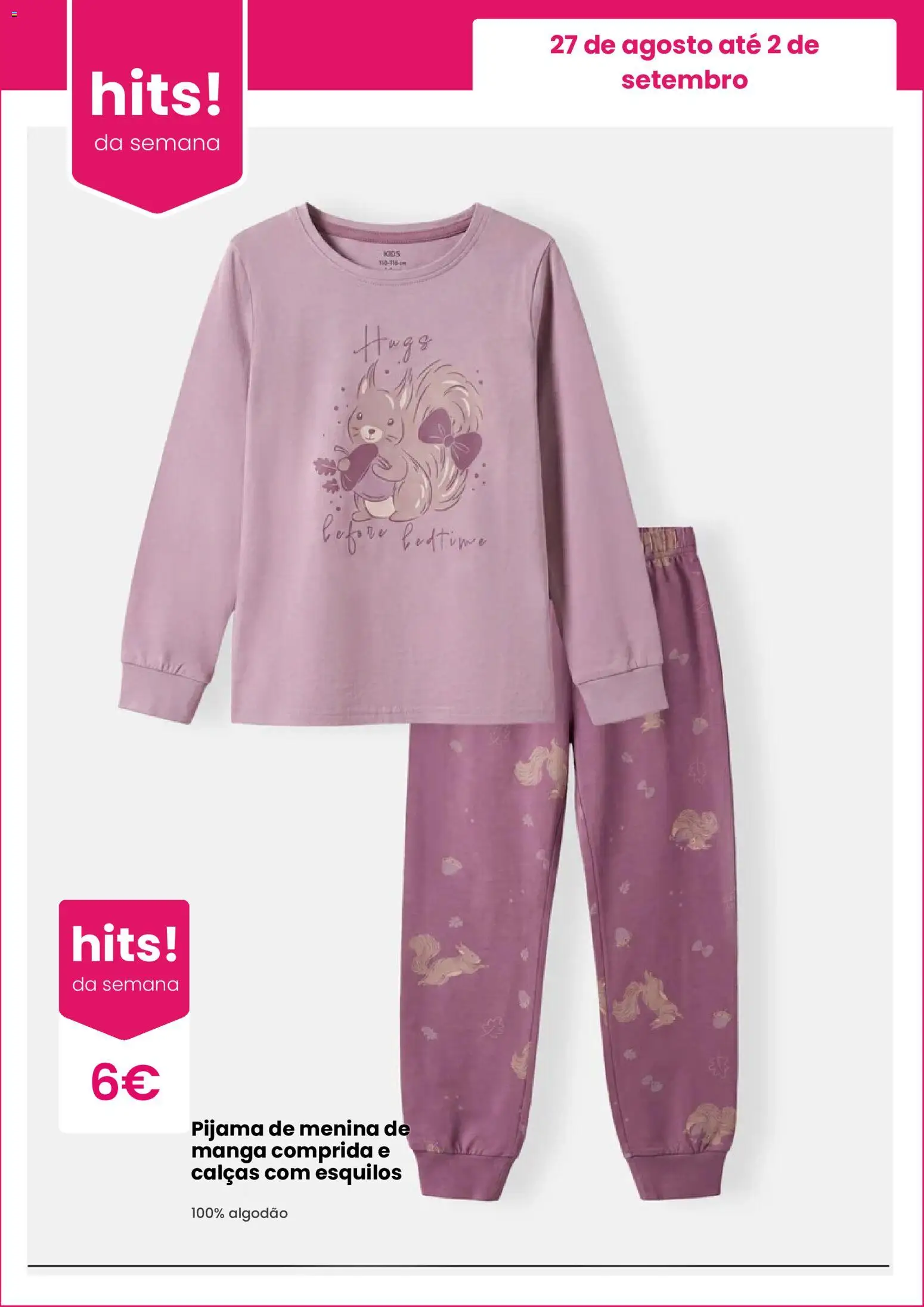 Pepco folheto │ válido de 27/08/2026 | Página: 4 | Produtos: Manga, Algodão, Calças, Pijama