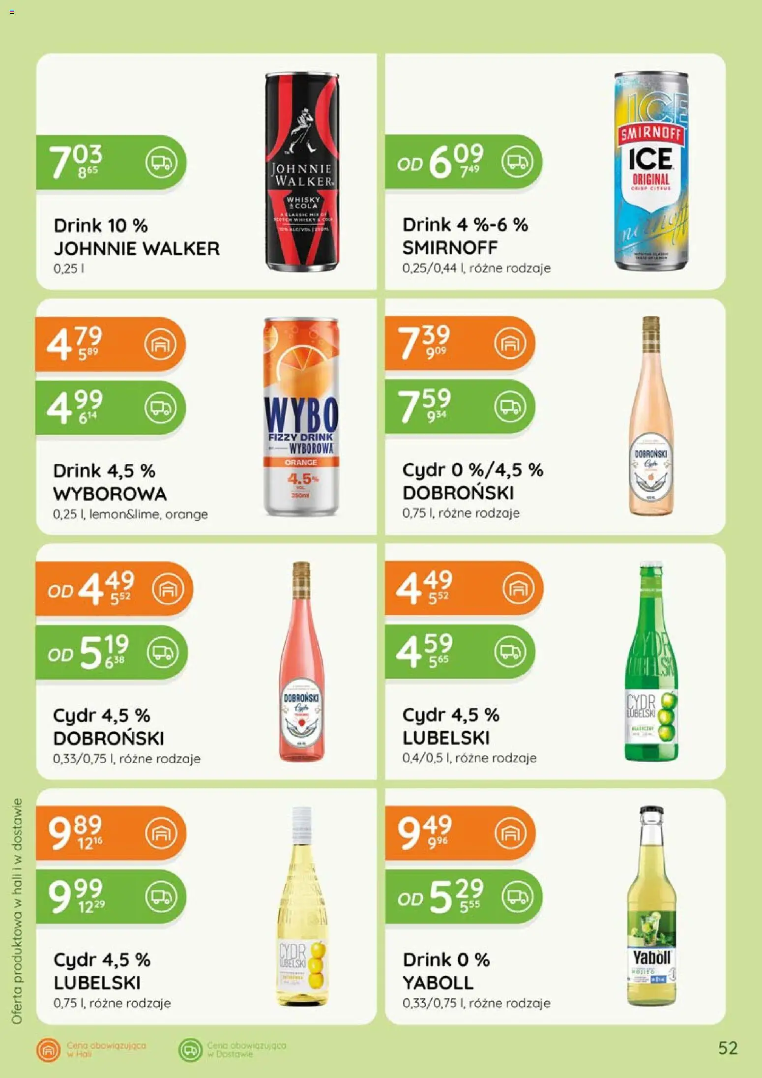 Eurocash gazetka - Katalog Alkoholowy od 01.06.2026 | Strona: 52 | Produkty: Cydr, Whisky