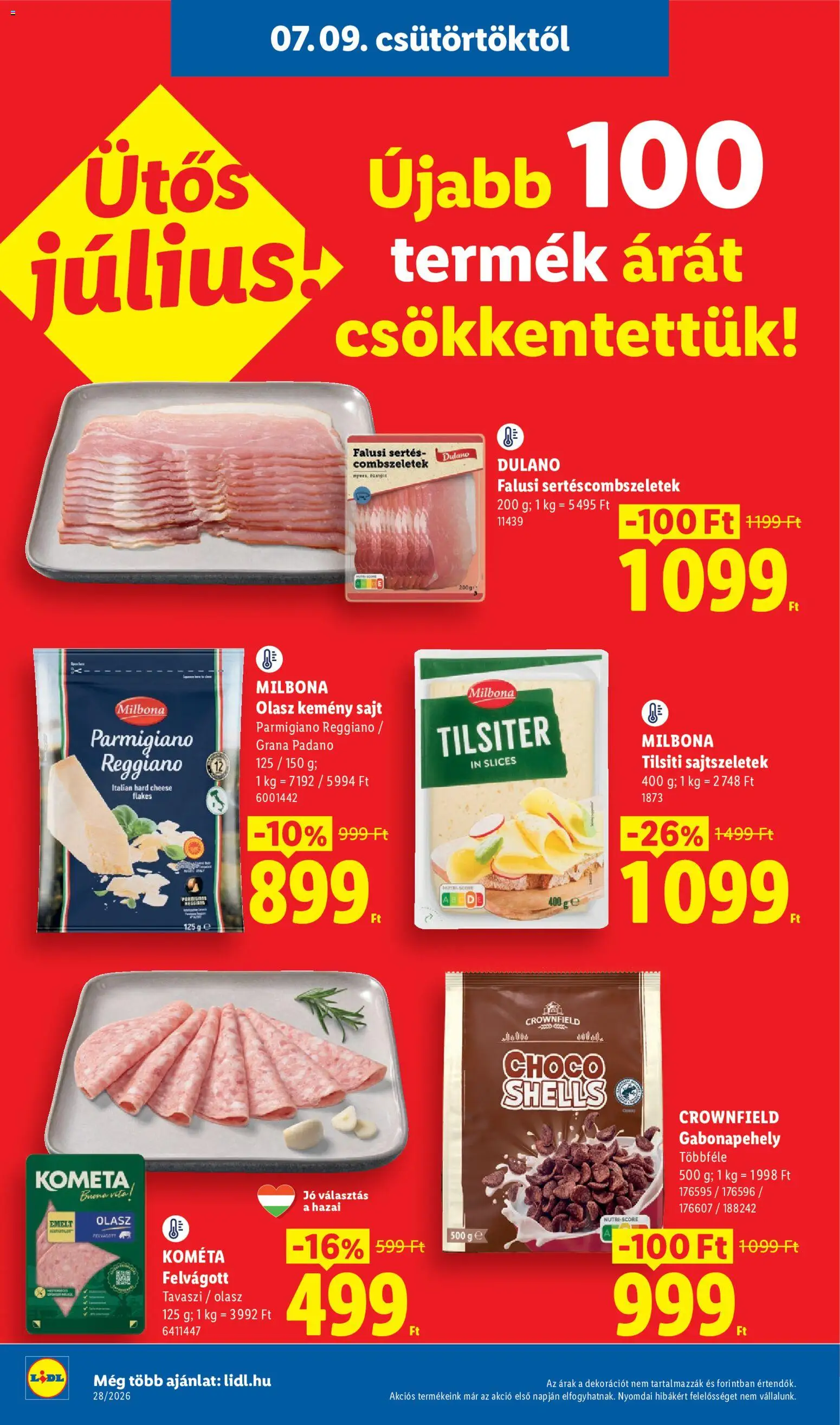 Lidl akciós ujság - amely érvényes a következő dátumtól: 2026.07.09. | Oldal: 2
