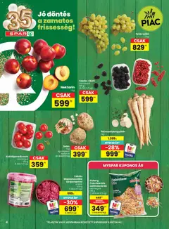 Spar akciós újság - amely érvényes a következő dátumtól: 2026.07.23. | Oldal: 4