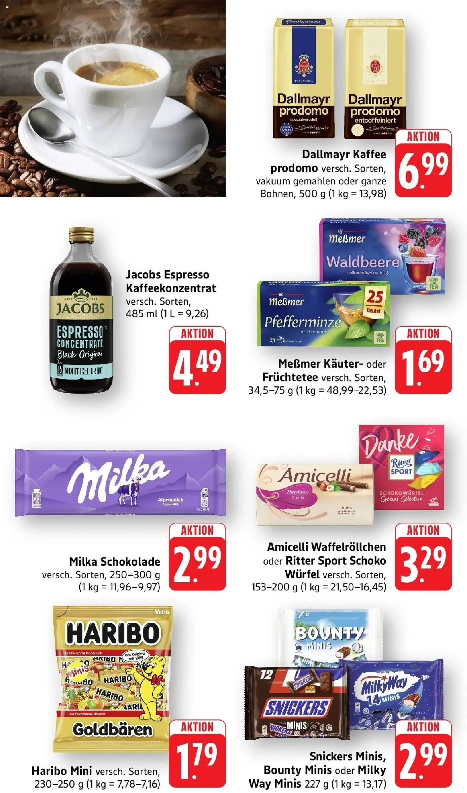 Edeka Prospekt Neuhofen (ab 26.10.2026) » Angebote Online | Seite: 6 | Produkte: Haribo, Kaffee, Schokolade, Milka