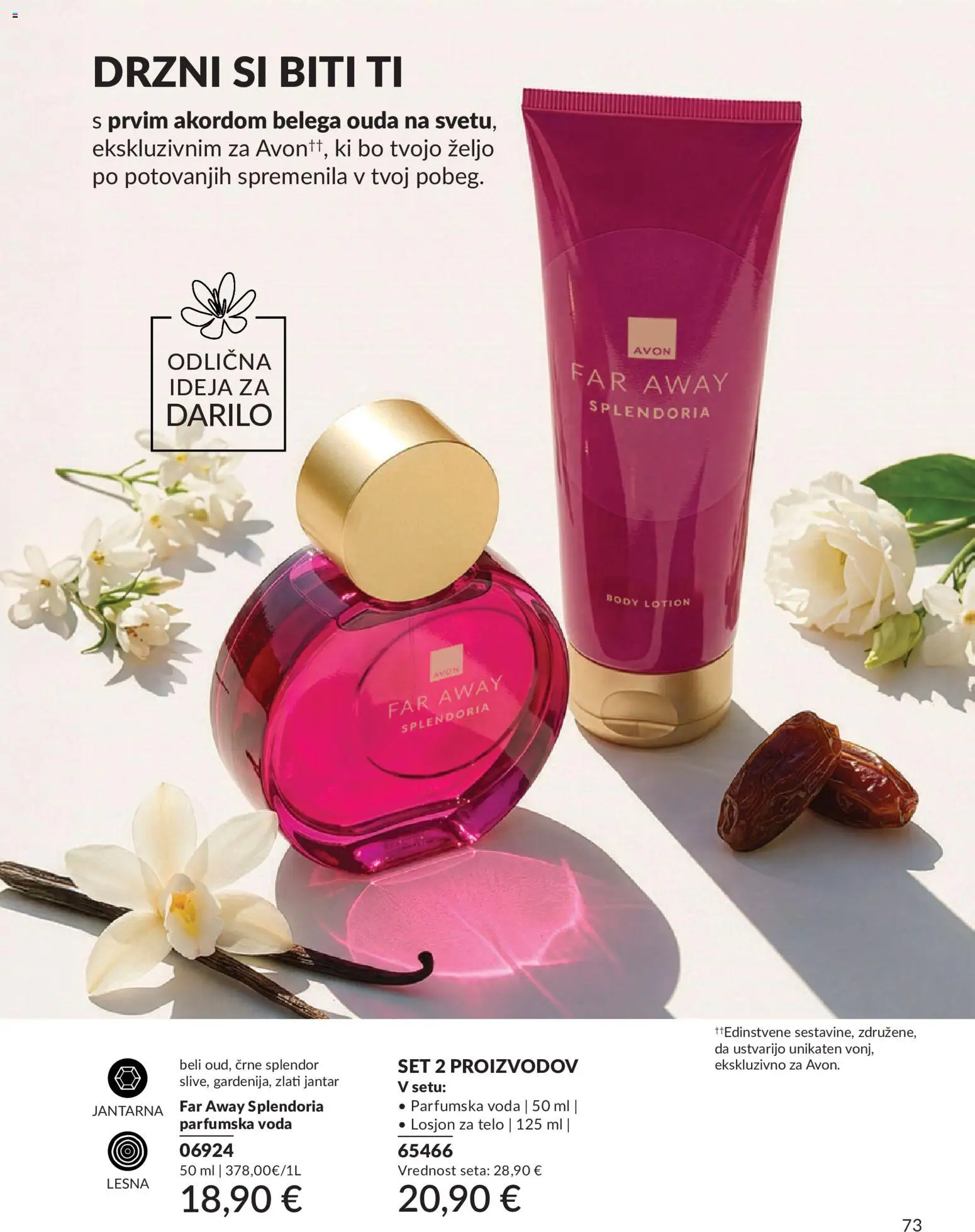 Novi Avon katalog ponudbe – veljaven od 01.08.2026 | Stran: 73 | Izdelki: Voda, Parfumska voda