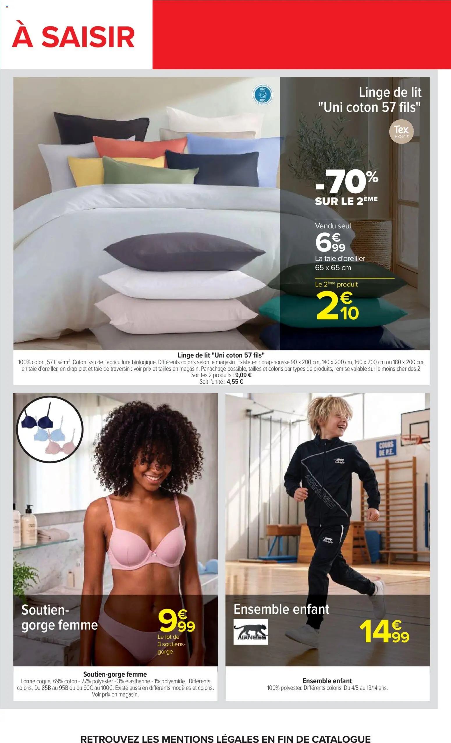 {H1} | Page: 47 | Produits: Coton, Lit, Linge de lit, Drap plat