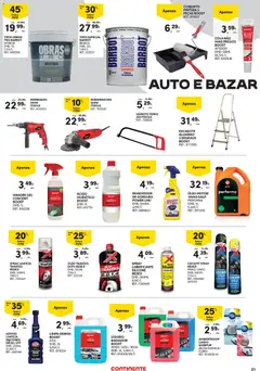 Pré-visualização Continente Açores válido de 25/06/2026 | Página: 31 | Produtos: Tinta, Cera, Radiador, Óleo