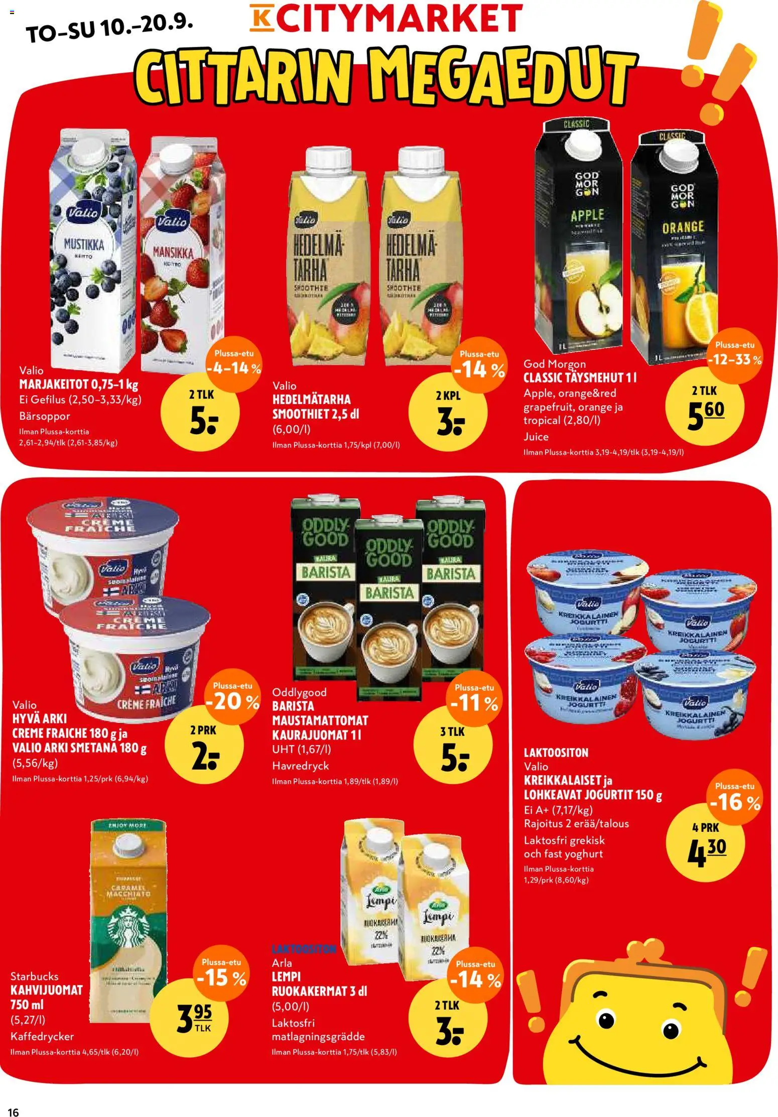 K-Citymarket tarjoukset – voimassa 17/09/2026 alkaen | Sivu: 16