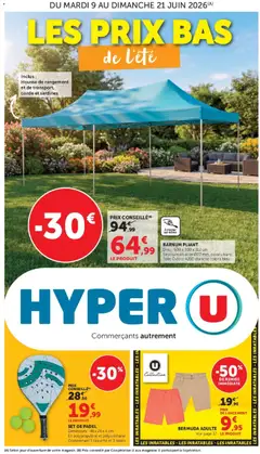 Hyper U - Prévisualisation de Hyper U - L'été à prix bas valide à partir de 09.06.2026