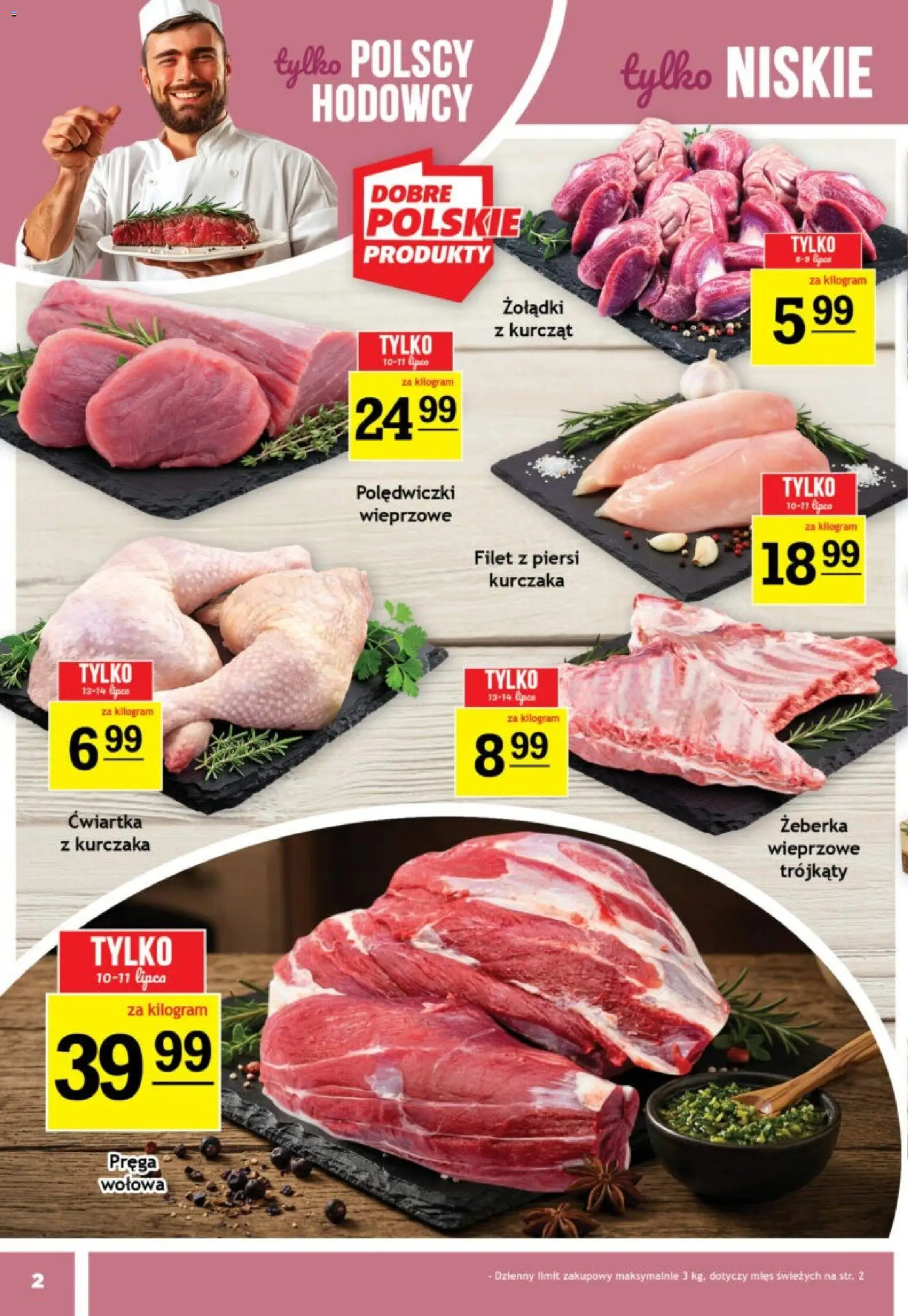 Gram Market gazetka od 08.07.2026 | Strona: 2 | Produkty: Piersi