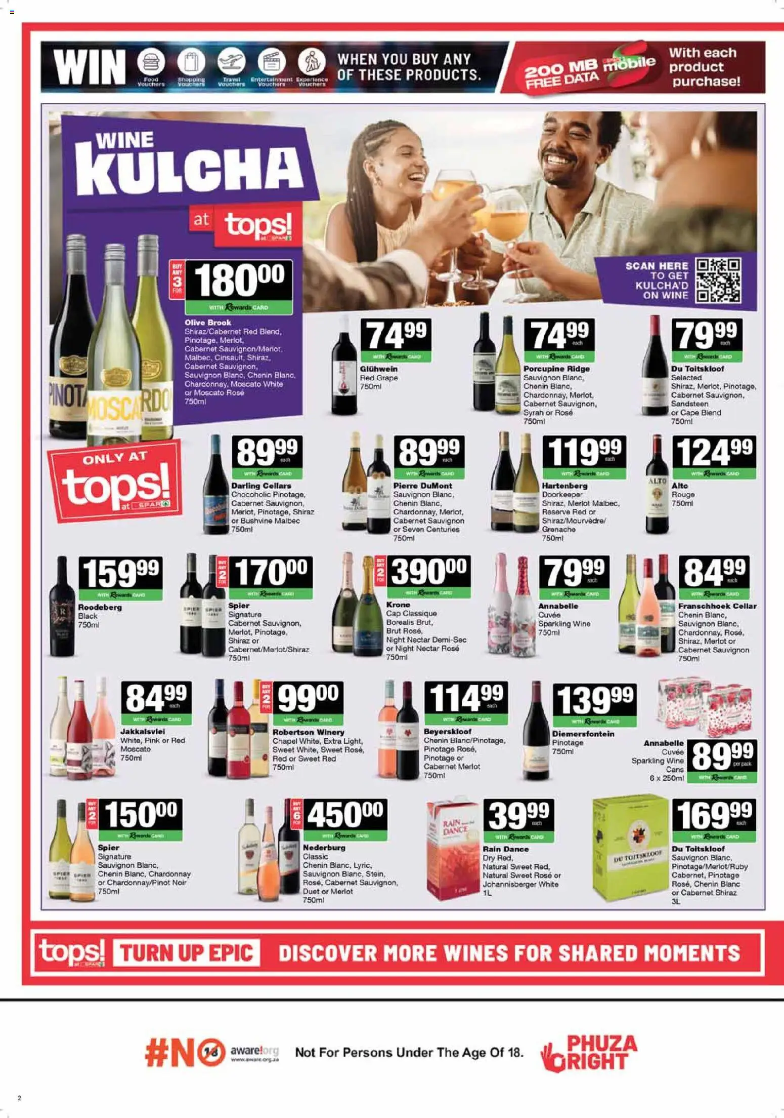New Tops at Spar catalogue – valid from 22/09/2026 | Page: 1 | Products: Data, Cap, Wine