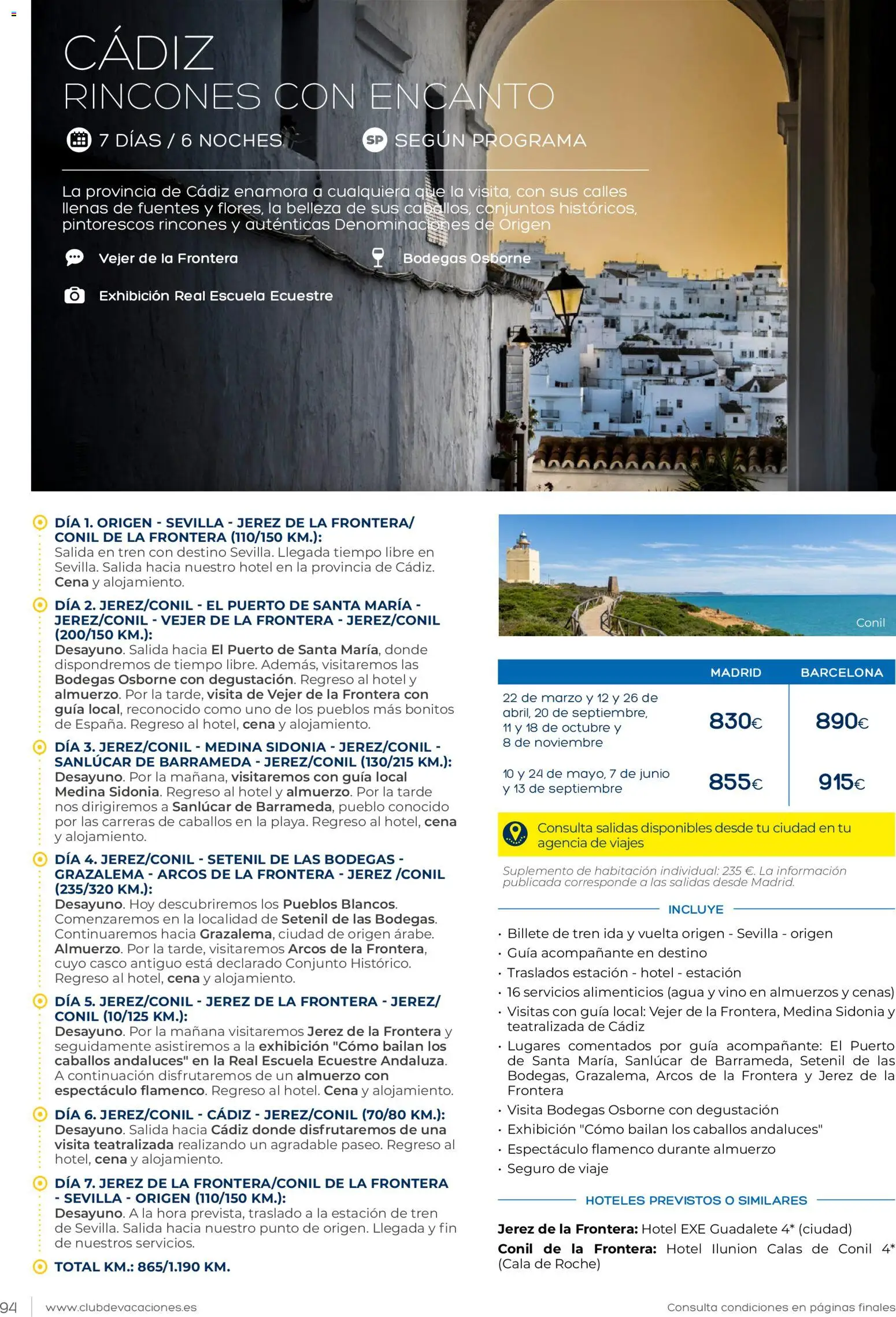 Viajes El Corte Inglés Club de Vacaciones │ válido desde el 01.02.2026 | Página: 94 | Productos: Vino