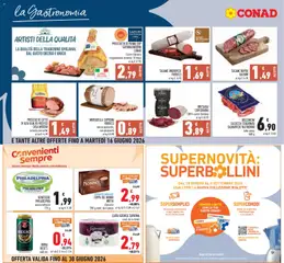 Anteprima del volantino PROSCIUTTO DI PARMA DOP SAPORI&DINTORNI CONAD, Carne italiana stagionatura minima 18 mesi valido a partire dal 04.06.2026 | Pagina: 10